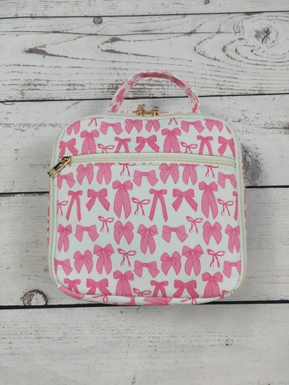 Pink Bow Lunch Box