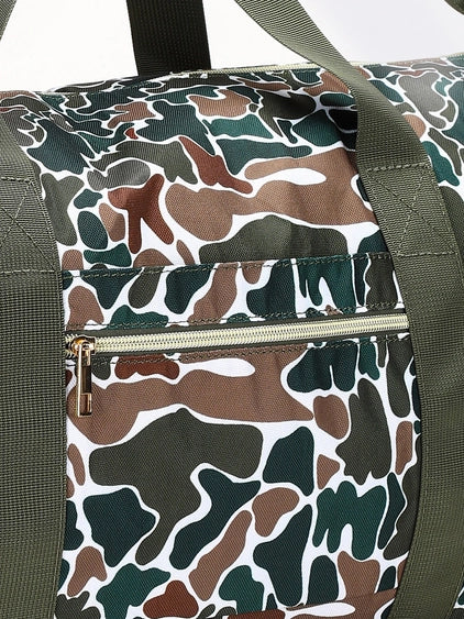 Green Camo Duffle Bag