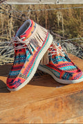 Aztec & Fringe Moccasins