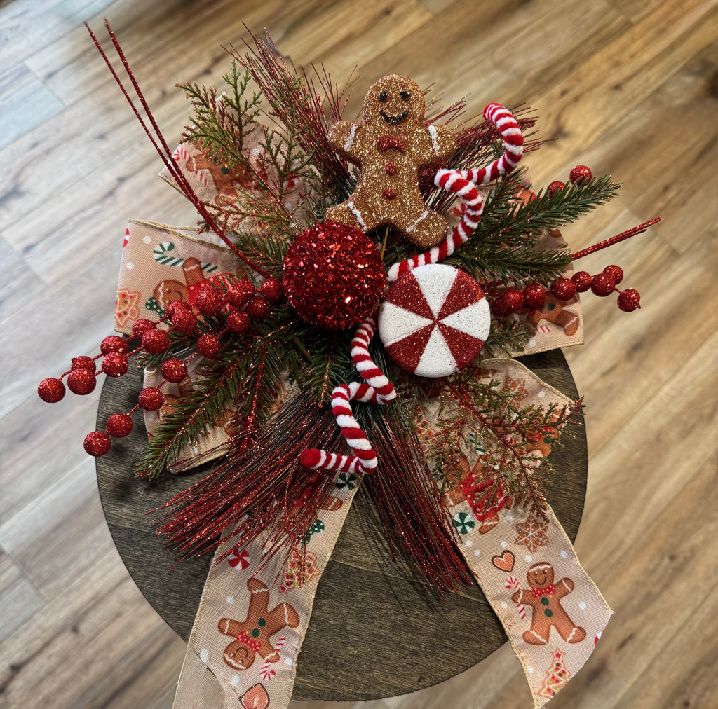 Christmas Gingerbread Wreath