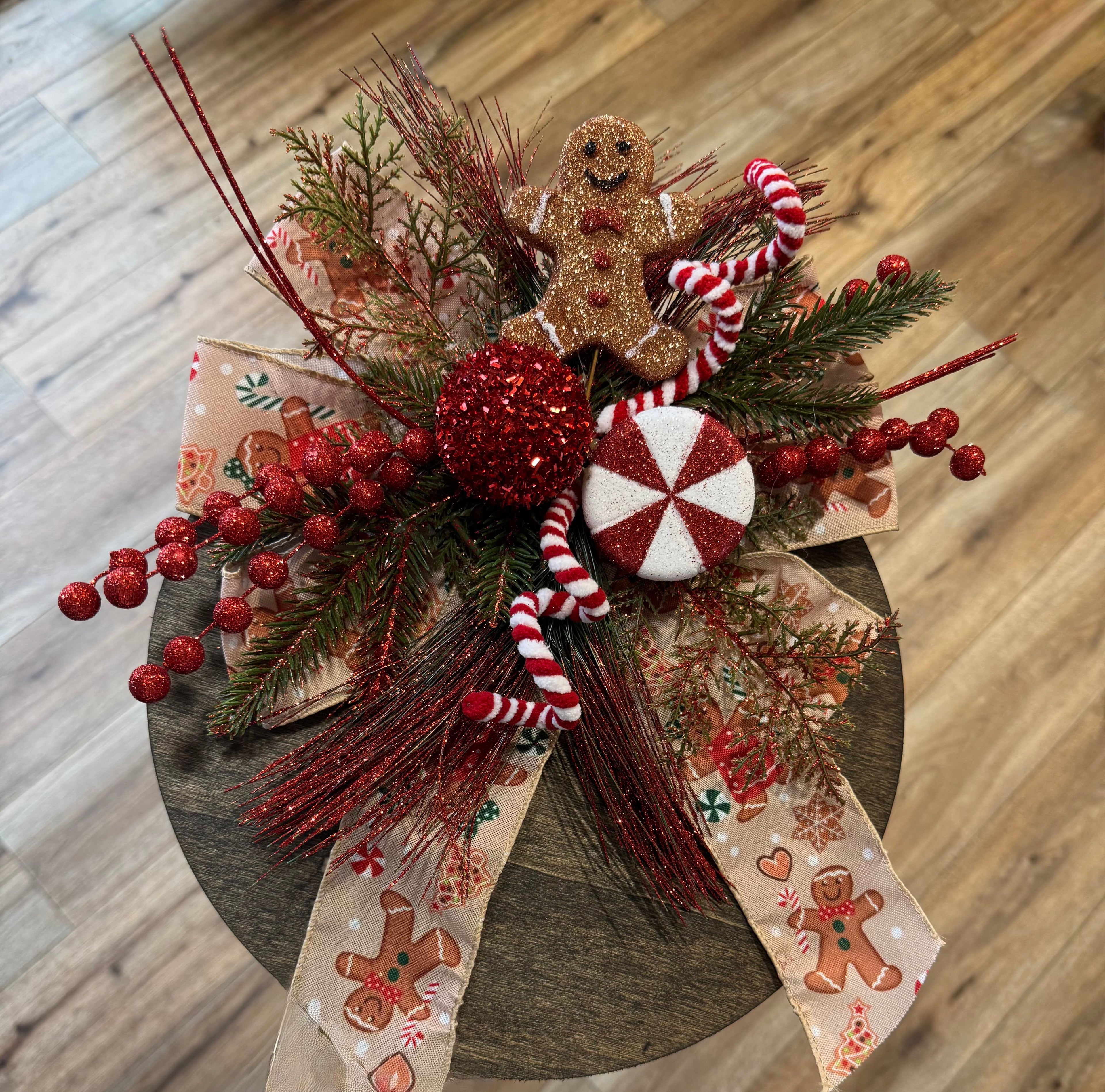 Christmas Gingerbread Wreath