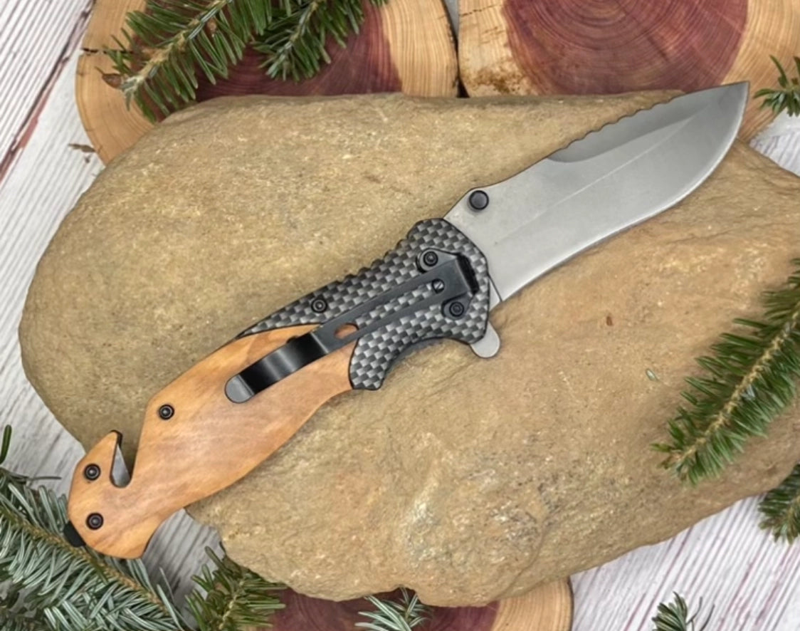 Moose with Mountains Knife