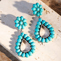 Rustic Couture Teardrop Earrings
