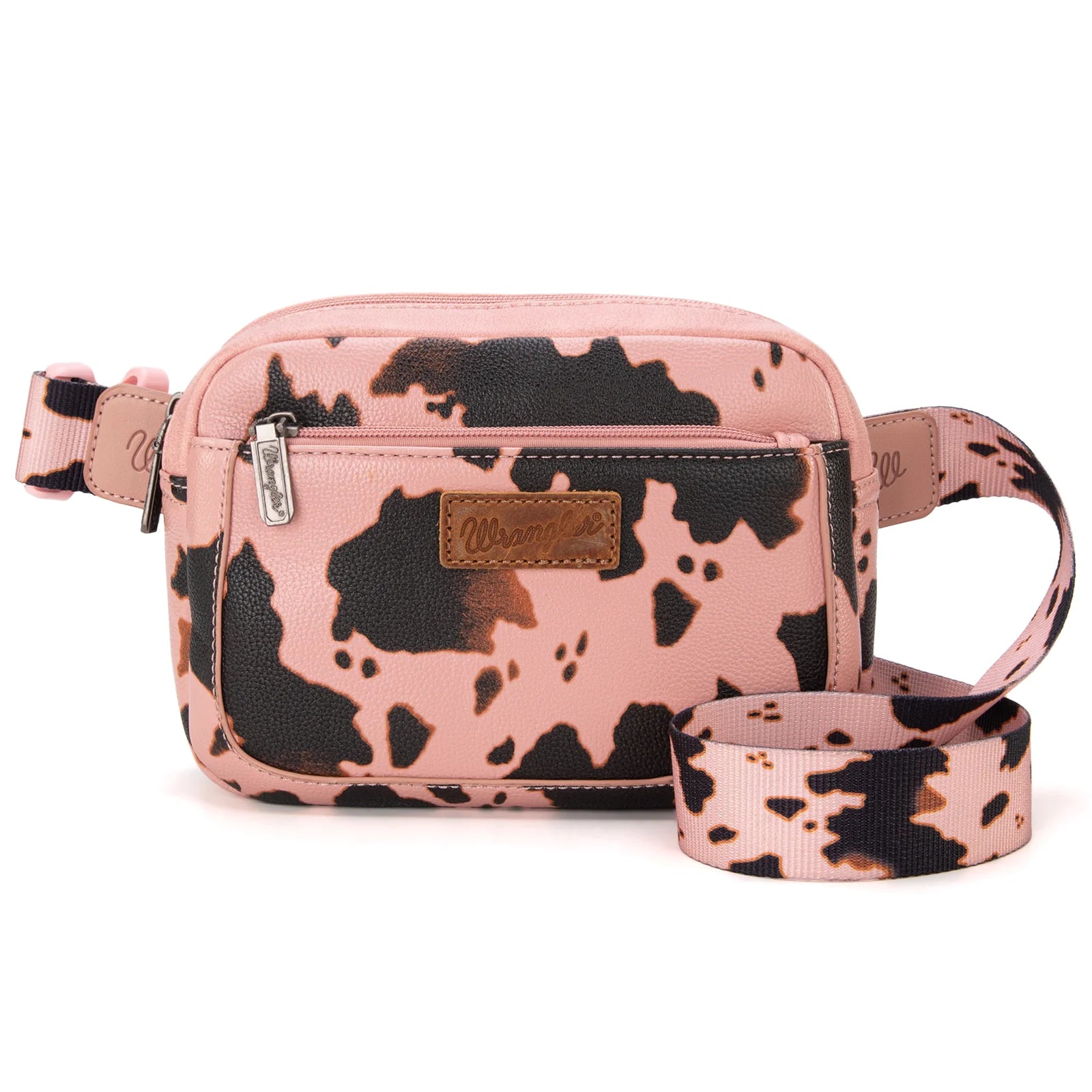 Wrangler Cow Print ( Pink ) Bag