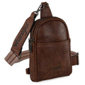Wrangler Crossbody Bag ( Dark Brown )