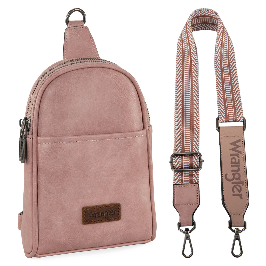 Wrangler Crossbody Bag ( Pink )