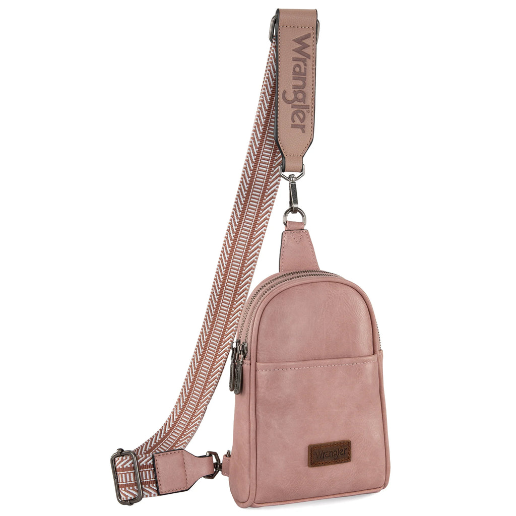 Wrangler Crossbody Bag ( Pink )