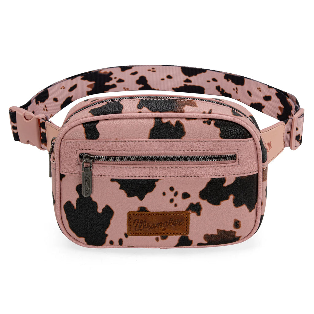 Wrangler Cow Print ( Pink ) Bag