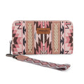 Wrangler Southwestern Pattern Wallet ( Pink )